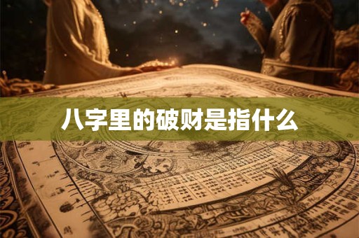 八字里的破财是指什么