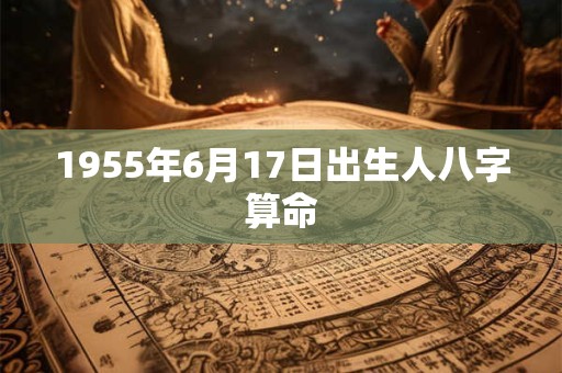 1955年6月17日出生人八字算命