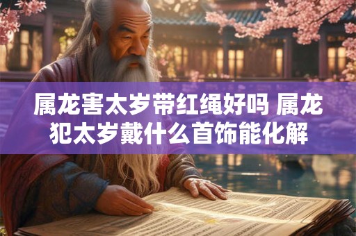 属龙害太岁带红绳好吗 属龙犯太岁戴什么首饰能化解