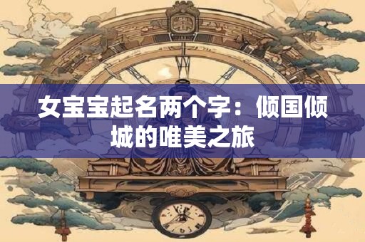 女宝宝起名两个字：倾国倾城的唯美之旅