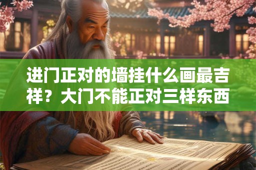 进门正对的墙挂什么画最吉祥？大门不能正对三样东西
