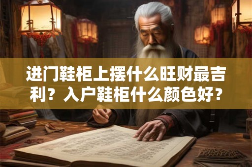 进门鞋柜上摆什么旺财最吉利？入户鞋柜什么颜色好？