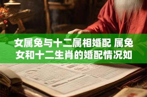 女属兔与十二属相婚配 属兔女和十二生肖的婚配情况如何
