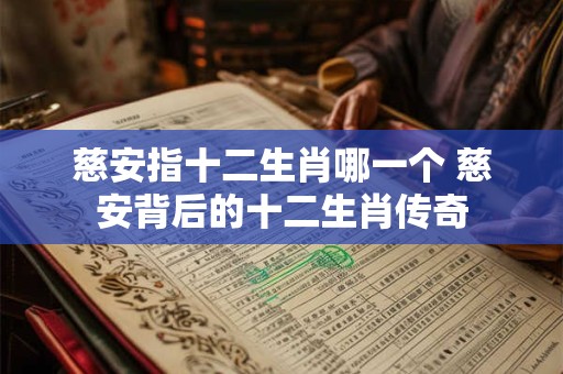 慈安指十二生肖哪一个 慈安背后的十二生肖传奇