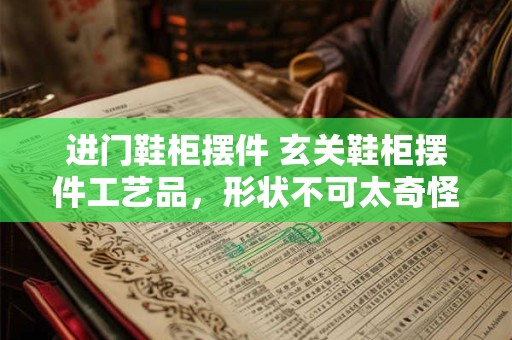 进门鞋柜摆件 玄关鞋柜摆件工艺品，形状不可太奇怪