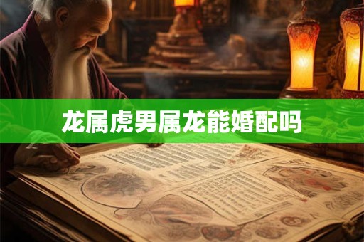 龙属虎男属龙能婚配吗