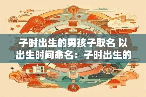 子时出生的男孩子取名 以出生时间命名：子时出生的男孩取名