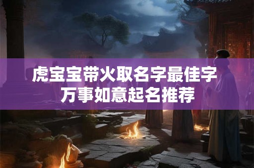 虎宝宝带火取名字最佳字 万事如意起名推荐