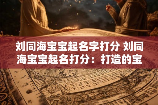 刘同海宝宝起名字打分 刘同海宝宝起名打分：打造的宝宝名字