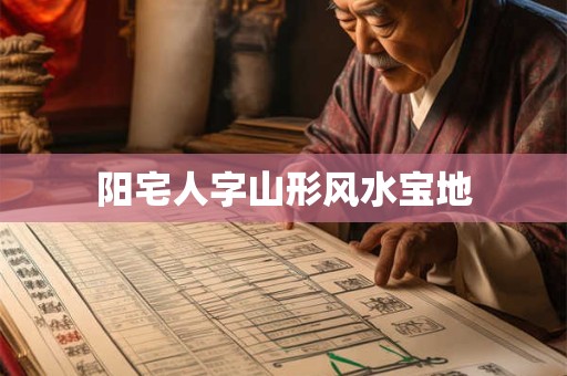 阳宅人字山形风水宝地