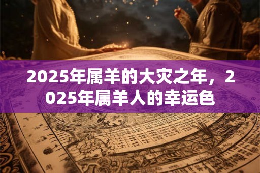 2026年属羊的大灾之年，2026年属羊人的幸运色