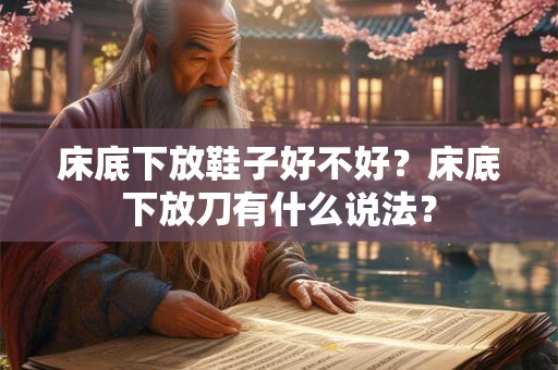 床底下放鞋子好不好？床底下放刀有什么说法？