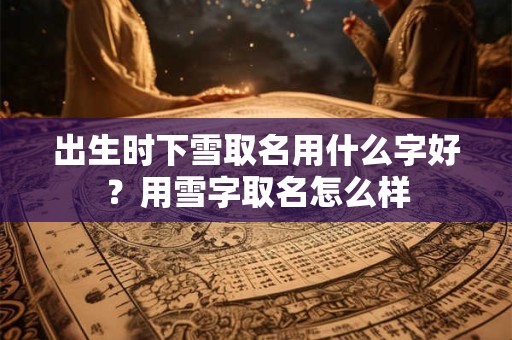 出生时下雪取名用什么字好？用雪字取名怎么样