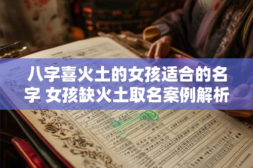 八字喜火土的女孩适合的名字 女孩缺火土取名案例解析