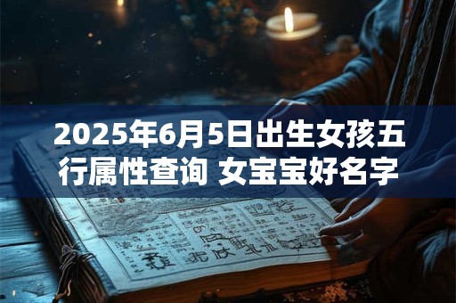 2025年6月5日出生女孩五行属性查询 女宝宝好名字合集