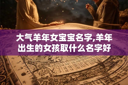 大气羊年女宝宝名字,羊年出生的女孩取什么名字好
