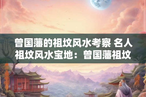 曾国藩的祖坟风水考察 名人祖坟风水宝地：曾国藩祖坟风水宝地