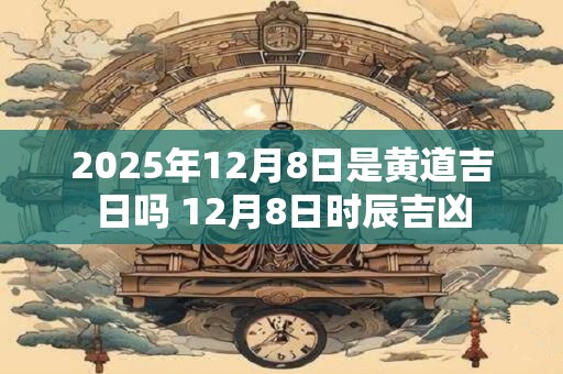 2025年12月8日是黄道吉日吗 12月8日时辰吉凶