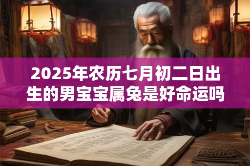 2025年农历七月初二日出生的男宝宝属兔是好命运吗