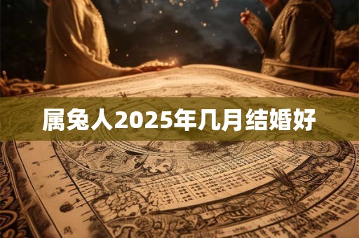 属兔人2026年几月结婚好