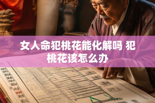 女人命犯桃花能化解吗 犯桃花该怎么办