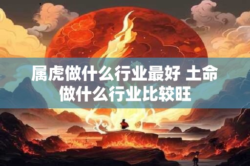 属虎做什么行业最好 土命做什么行业比较旺