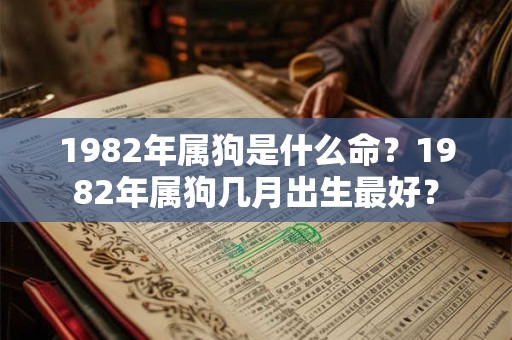 1982年属狗是什么命？1982年属狗几月出生最好？