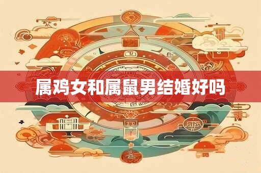 属鸡女和属鼠男结婚好吗
