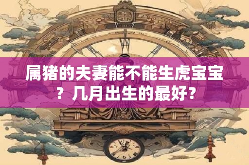 属猪的夫妻能不能生虎宝宝？几月出生的最好？