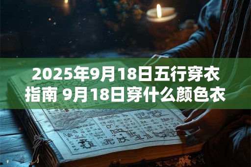 2025年9月18日五行穿衣指南 9月18日穿什么颜色衣服