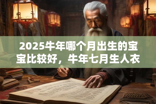 2025牛年哪个月出生的宝宝比较好，牛年七月生人衣食富裕
