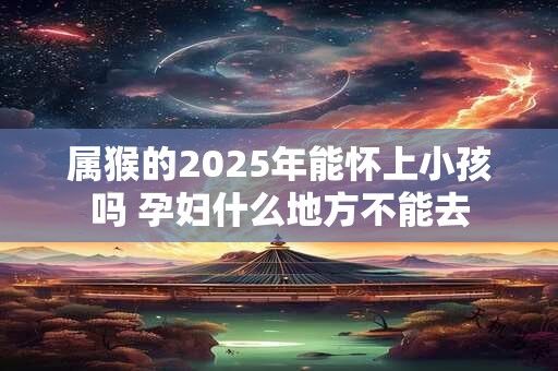 属猴的2025年能怀上小孩吗 孕妇什么地方不能去