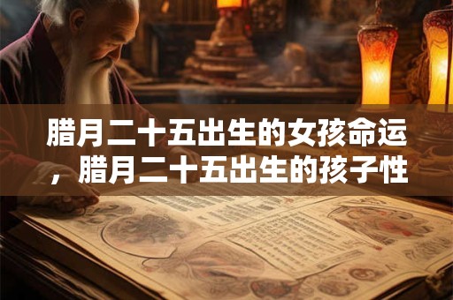 腊月二十五出生的女孩命运，腊月二十五出生的孩子性格分析