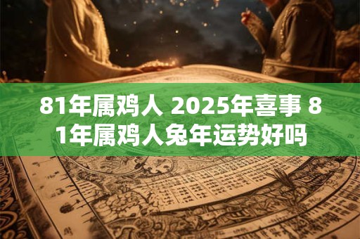 81年属鸡人 2025年喜事 81年属鸡人兔年运势好吗