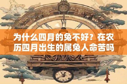 为什么四月的兔不好？在农历四月出生的属兔人命苦吗
