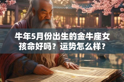 牛年5月份出生的金牛座女孩命好吗？运势怎么样？