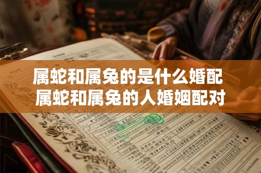属蛇和属兔的是什么婚配 属蛇和属兔的人婚姻配对