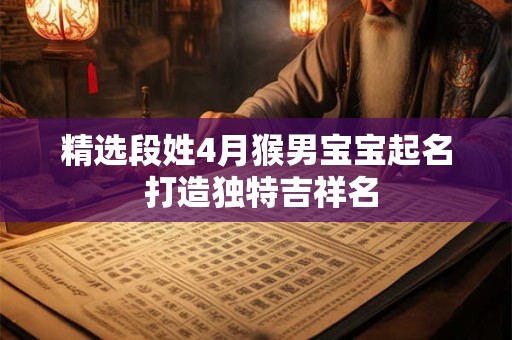 精选段姓4月猴男宝宝起名 打造独特吉祥名
