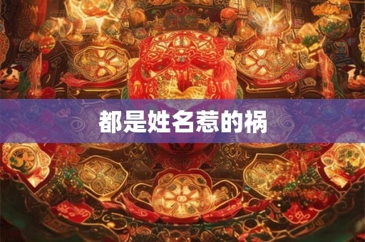 都是姓名惹的祸 都是姓名惹的祸