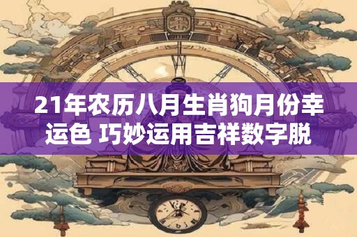 21年农历八月生肖狗月份幸运色 巧妙运用吉祥数字脱单