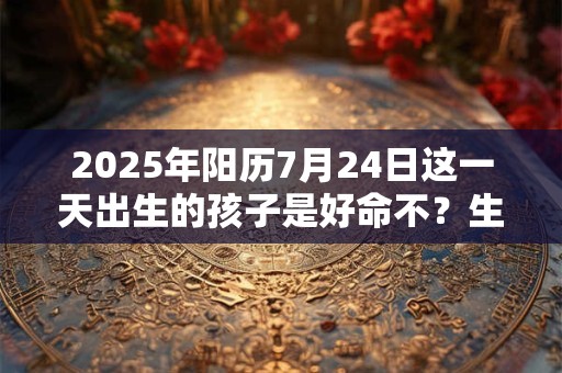 2025年阳历7月24日这一天出生的孩子是好命不?生平运势详解 2025年阳历7月24日这一天出生的孩子是好命不?生平运势详解