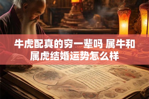 牛虎配真的穷一辈吗 属牛和属虎结婚运势怎么样