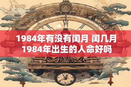 1984年有没有闰月 闰几月 1984年出生的人命好吗