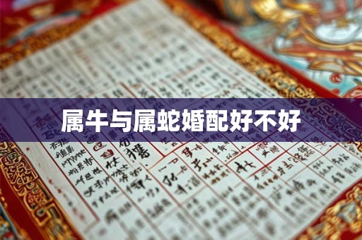 属牛与属蛇婚配好不好
