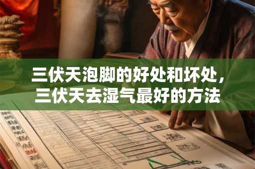 三伏天泡脚的好处和坏处，三伏天去湿气最好的方法