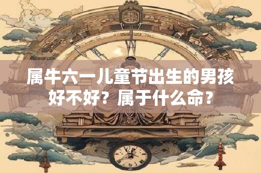 属牛六一儿童节出生的男孩好不好?属于什么命? 属牛六一儿童节出生的男孩好不好?属于什么命?