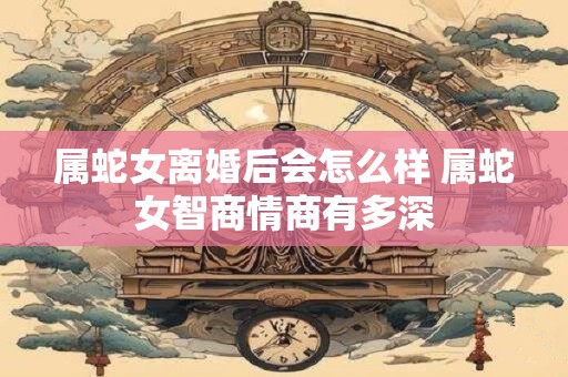 属蛇女离婚后会怎么样 属蛇女智商情商有多深
