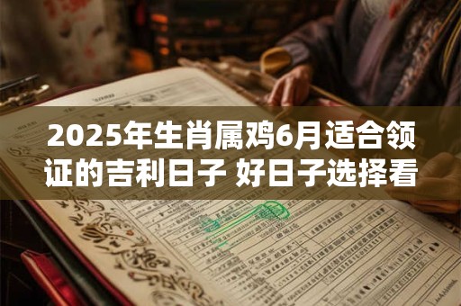2025年生肖属鸡6月适合领证的吉利日子 好日子选择看八字