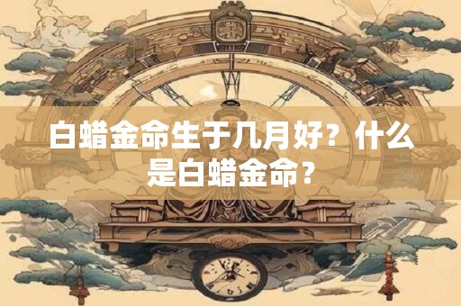 详细阅读:白蜡金命生于几月好?什么是白蜡金命? 白蜡金命生于几月好?什么是白蜡金命?