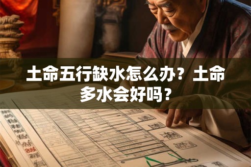 土命五行缺水怎么办？土命多水会好吗？